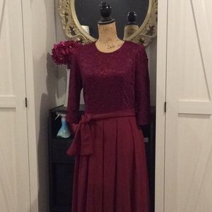 Lace and Tulle Bridesmaid/Formal Holiday dress